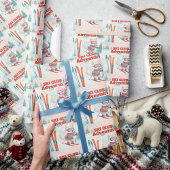 Ski Club Après Bébé Arctic Fox Geschenkpapier