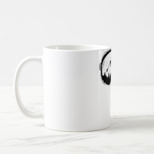 Ski Coach Skifahren Skifahren Snowboard Winterspor Kaffeetasse (Links)