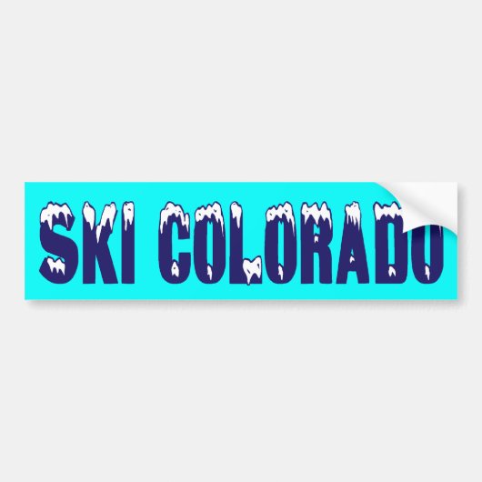 SKI COLORADO AUTOAUFKLEBER (Vorne)