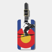 Ski Colorado Gepäckanhänger (Vorderseite vertikal)