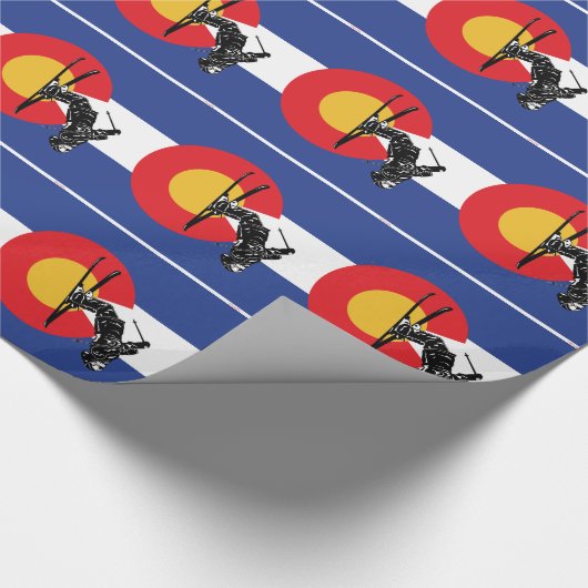 Ski Colorado Geschenkpapier (Ecke)