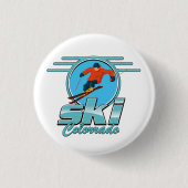 Ski Colorado Logo Button (Vorderseite)