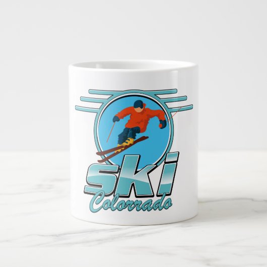 Ski Colorado Logo Jumbo-Tasse (Vorderseite)