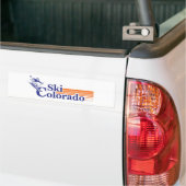 Ski Colorado (männlich) Autoaufkleber (Auf Lkw)