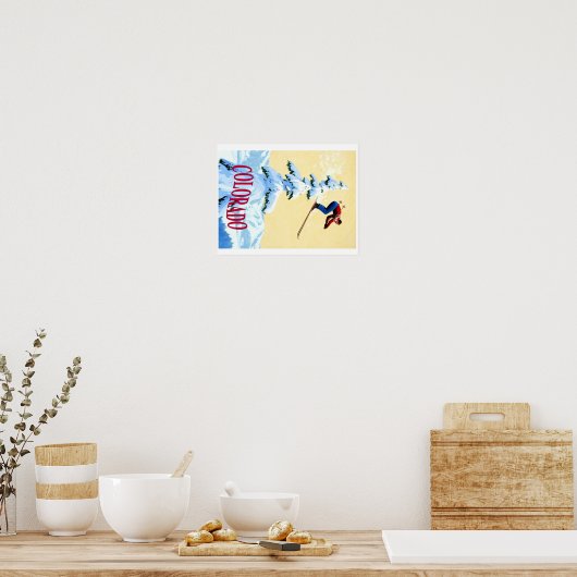 SKI COLORADO POSTER (Küche)