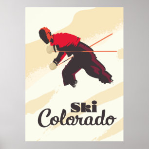 Ski Colorado Reiseplakat Poster
