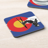 Ski Colorado Untersetzer (Linke Seite)