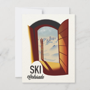 Ski Colorado Vintage-Reiseposter
