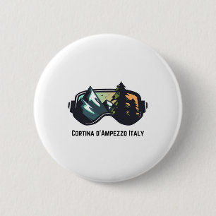 Ski Cortina D'ampezzo Italien Bergsee-Zauber im Va Button