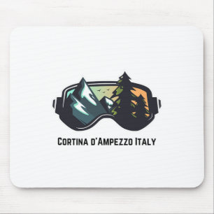 Ski Cortina D'ampezzo Italien Bergskifahren T Männ Mousepad