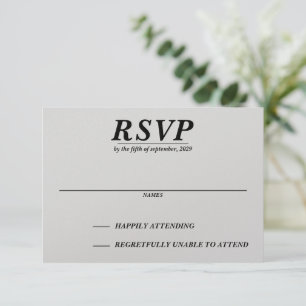 Ski Couple RSVP Karte