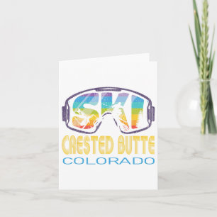Ski Crested Butte Colorado Skiurlaub Karte