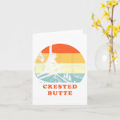 Ski Crested Butte Karte (Gelbe Blume)