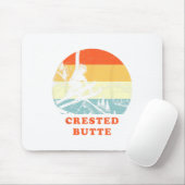 Ski Crested Butte Mousepad (Mit Mouse)