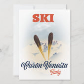 Ski Curon Vinschgau Italien Skiposter (Vorderseite)