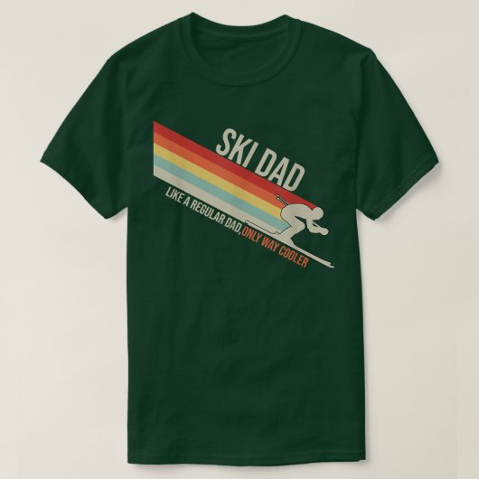 Ski Dad Funny Skiing Winter T-Shirt (Design vorne)