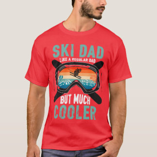 Ski Dad Like A Regular Dad But Cooler Vintage Skie T-Shirt
