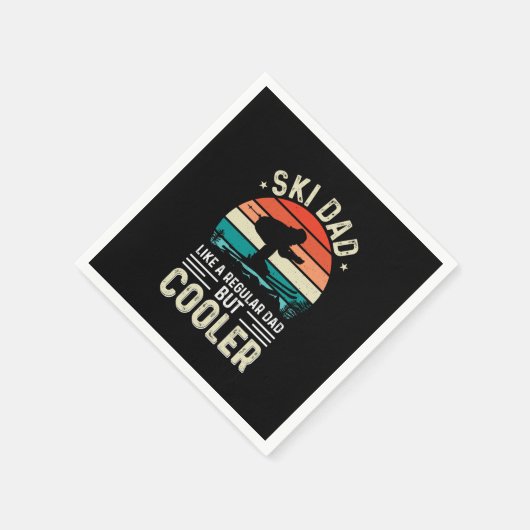 Ski Dad Serviette (Ecke)