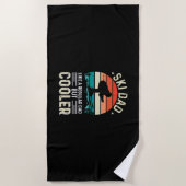 Ski Dad Strandtuch (Vorderseite)