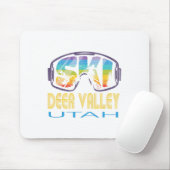 Ski Deer Valley Utah Skiurlaub Mousepad (Mit Mouse)