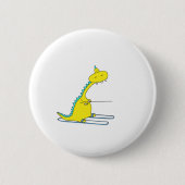Ski Dino Button (Vorderseite)