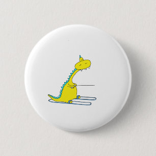 Ski Dino Button