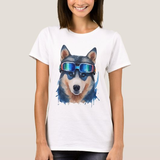 Ski Dog T-Shirt (Vorderseite)