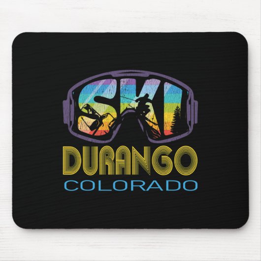 Ski Durango Colorado Skiurlaub Mousepad (Vorne)