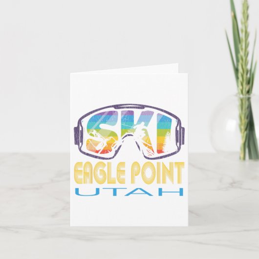 Ski Eagle Point Utah Skiurlaub Karte (Vorderseite)