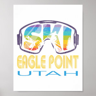 Ski Eagle Point Utah Skiurlaub Poster