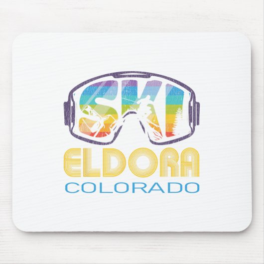 Ski Eldora Colorado Skiurlaub Mousepad (Vorne)