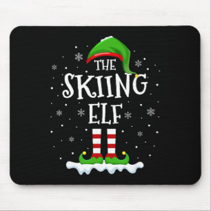 Ski-Elfen-Trupp Weihnachten Familie Passende Grupp Mousepad