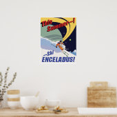 Ski Enceladus! Poster (Küche)