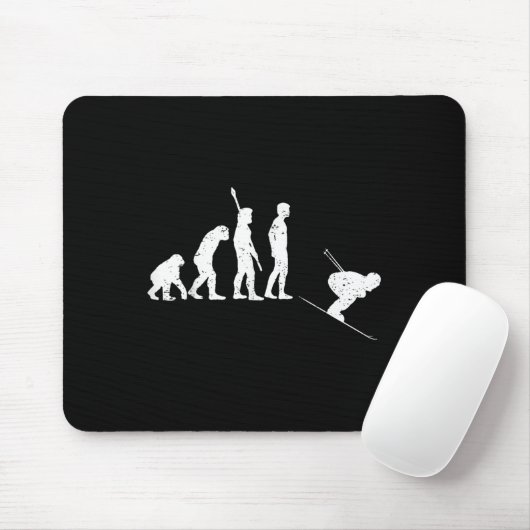 Ski Evolution Skifahren - Skifahren Mousepad (Mit Mouse)