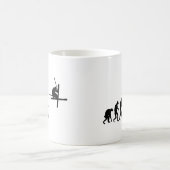Ski-Evolutionsikone Kaffeetasse (Mittel)