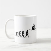 Ski-Evolutionsikone Kaffeetasse (Links)