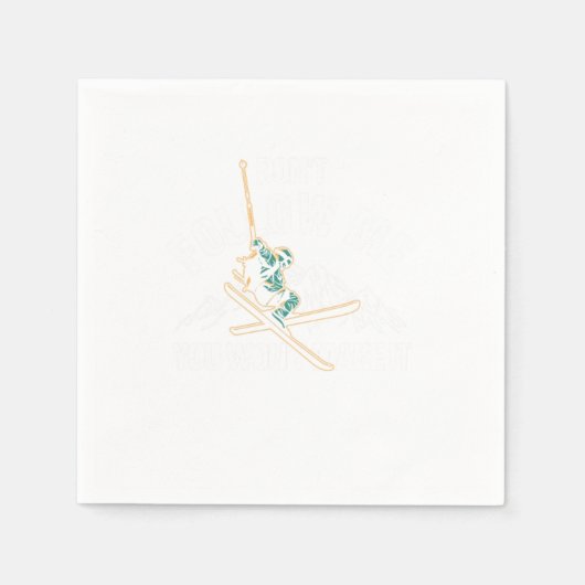 Ski Extreme Sports Skiing Mountain Winter Sport G Serviette (Vorderseite)