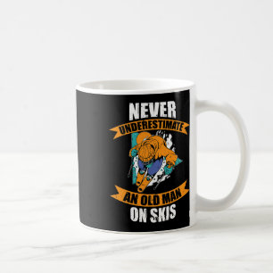 Ski fahren für Männer Lustiges Skifahren Unterschä Kaffeetasse