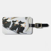 Ski fahren gepäckanhänger (Vorderseite horizontal)