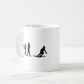 Ski fahren kaffeetasse (Vorderseite Links)