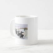 Ski fahren kaffeetasse (Vorderseite Links)