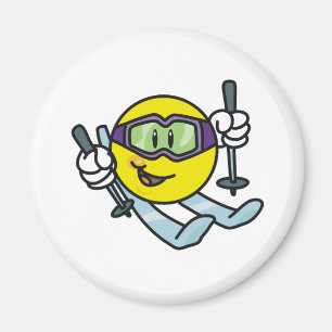 Ski fahren magnet