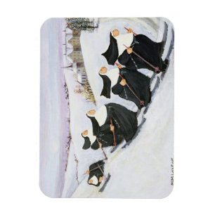 Ski fahren magnet