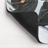 Ski fahren mousepad (Ecke)
