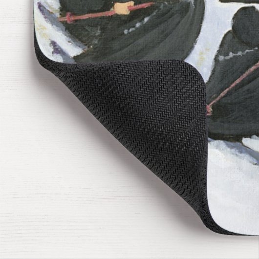 Ski fahren mousepad (Ecke)