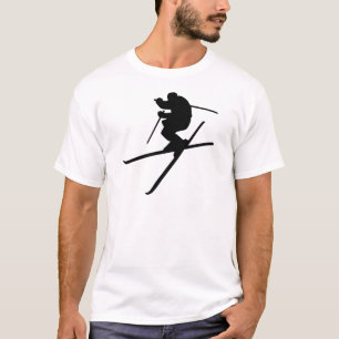 Ski fahren - Ski-Freistil T-Shirt