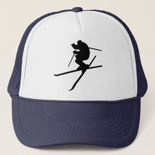 Ski fahren - Ski-Freistil Truckerkappe (Vorderseite)