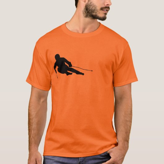 Ski fahren T-Shirt (Vorderseite)