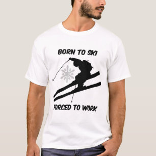 Ski fahren T-Shirt