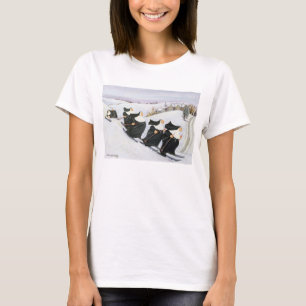 Ski fahren T-Shirt